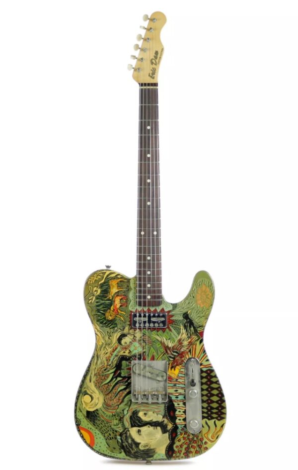 SOLD Eric Daw Custom Guitar "Angels" - TT001 - Image 4