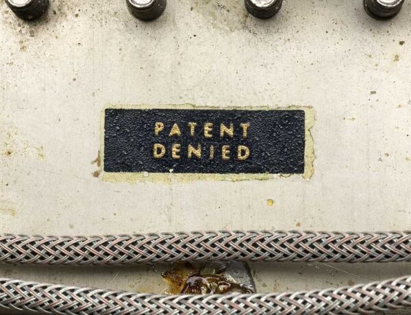 "Patent Denied" humbucker pickup